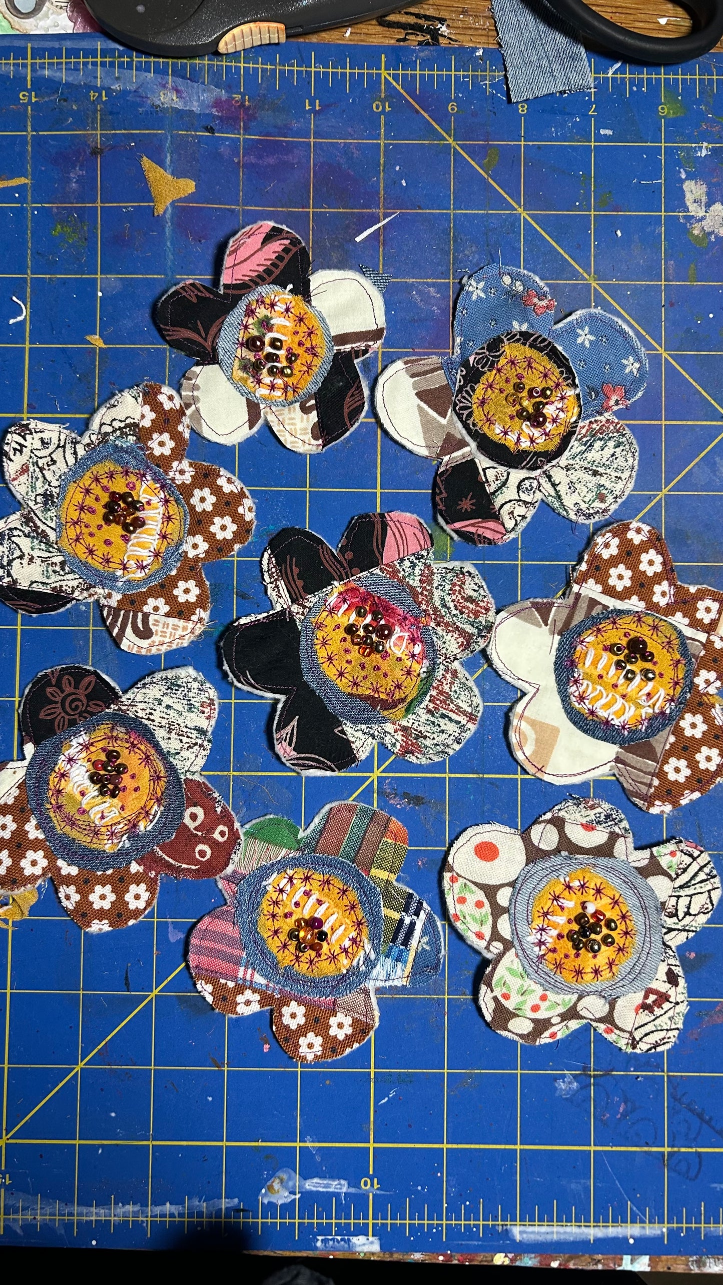 Fall Flower pin