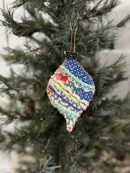 Slow Stitched Ornament (O2)
