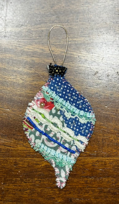 Slow Stitched Ornament (O2)