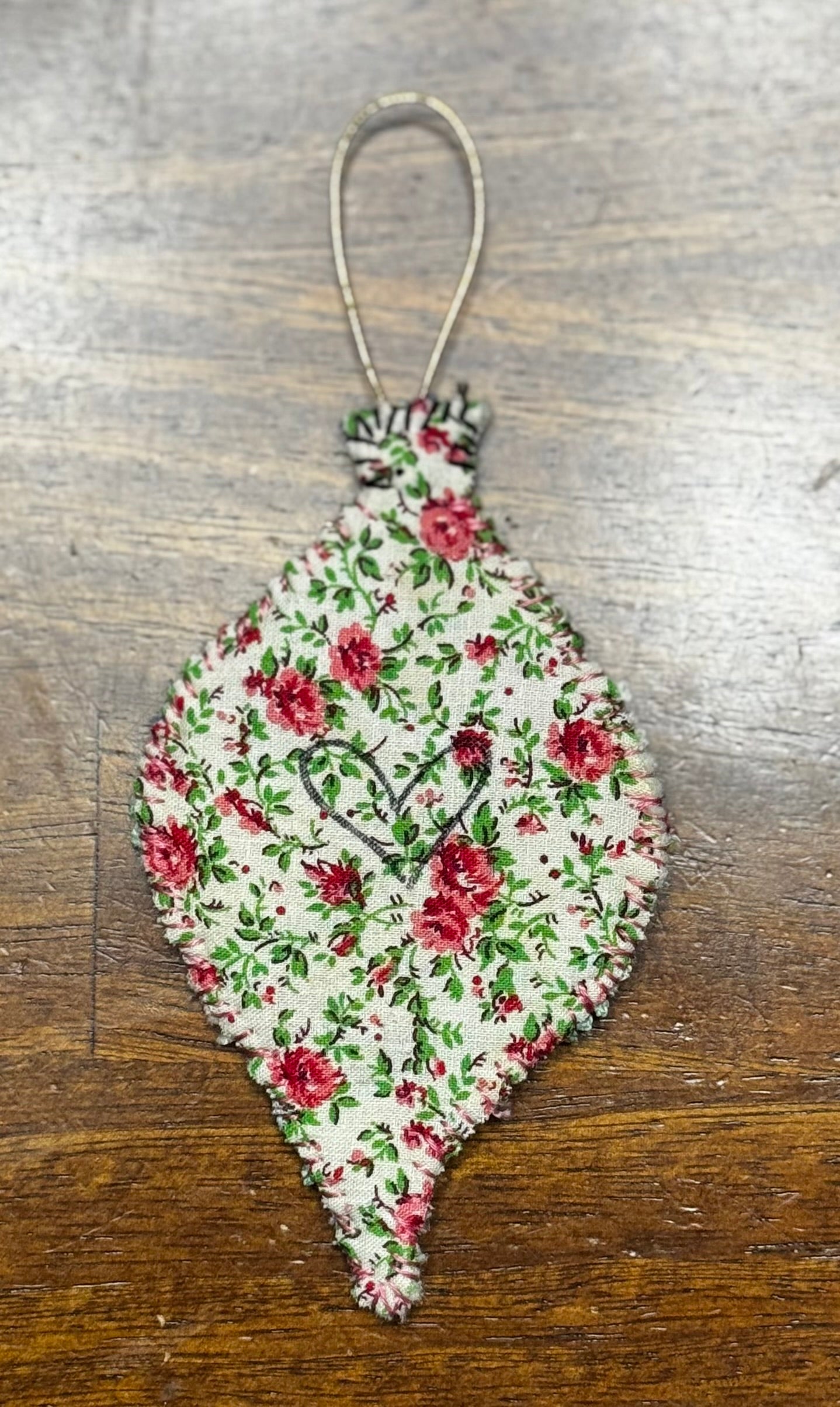Slow Stitched Ornament (O2)