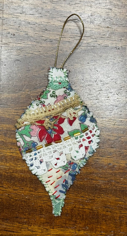 Slow Stitched Ornament (O3)