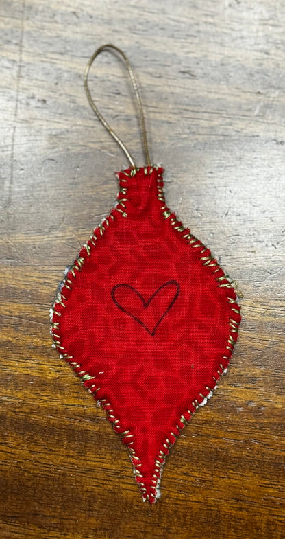 Slow Stitched Ornament (O3)