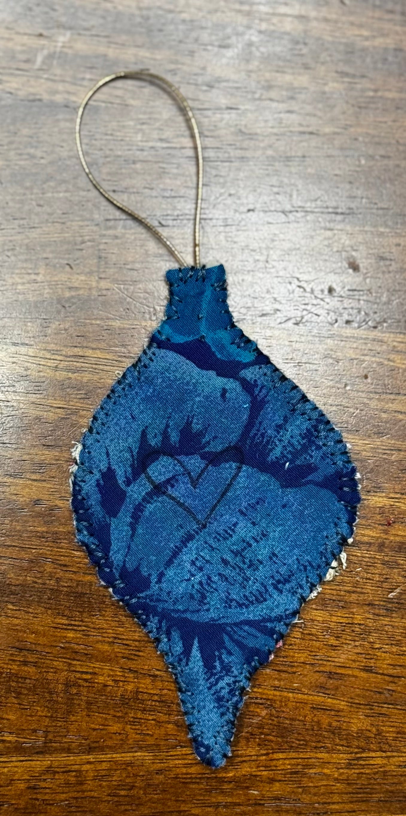 Slow Stitched Ornament (O4)