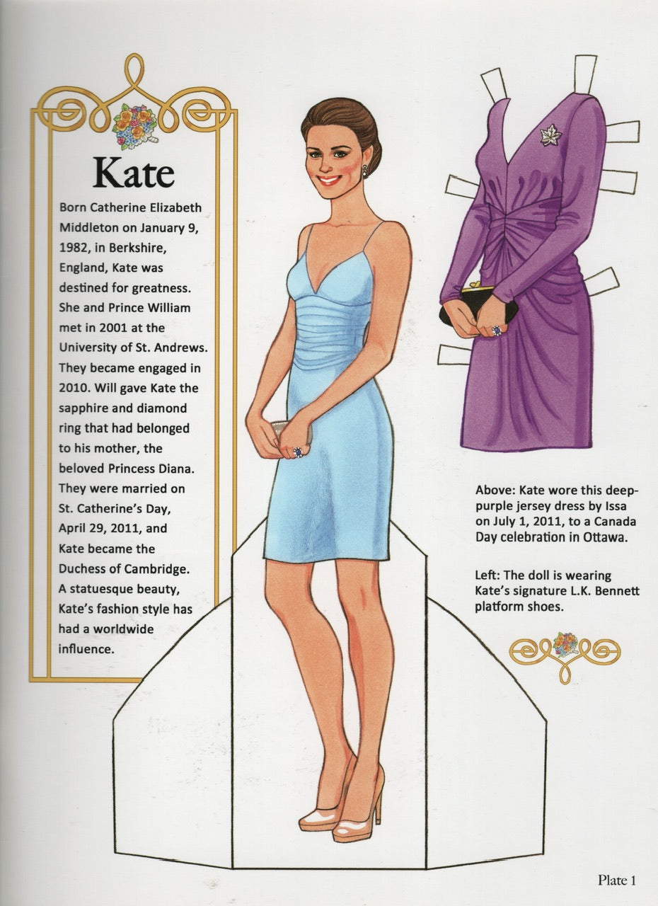 Kate, The Duchess of Cambridge Paper Dolls - 2014
