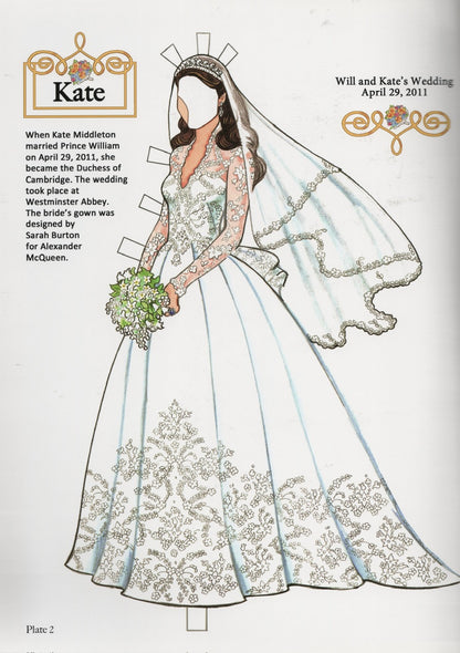 Kate, The Duchess of Cambridge Paper Dolls - 2014
