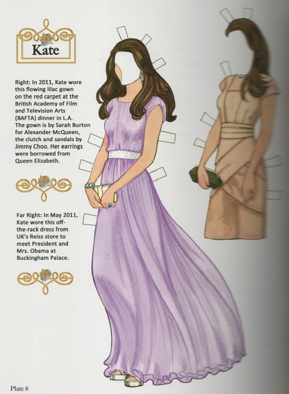 Kate, The Duchess of Cambridge Paper Dolls - 2014