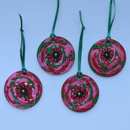 Poppy Christmas Tree Ornament