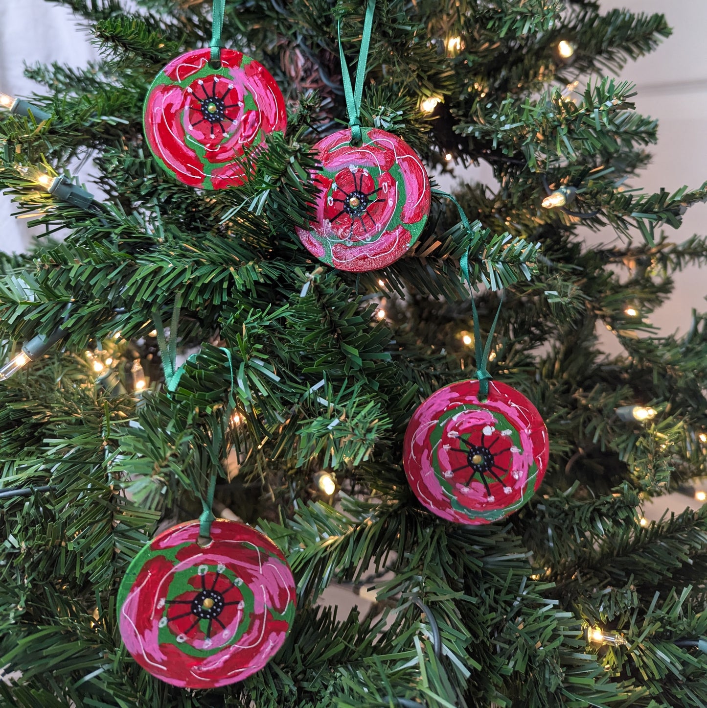 Poppy Christmas Tree Ornament