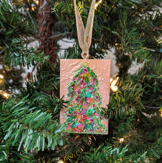 Miniature Painted Christmas Ornament