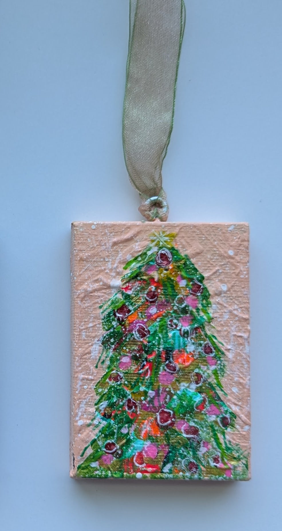 Miniature Painted Christmas Ornament