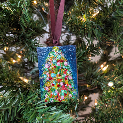 Miniature Painted Christmas Ornament