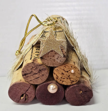 Wine Cork Christmas Tree ornament