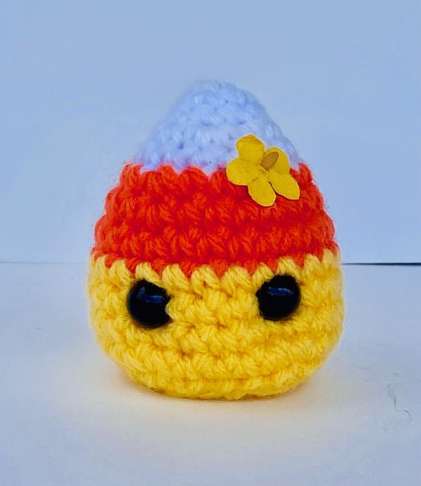 Cheery Crocheted Candy Corn