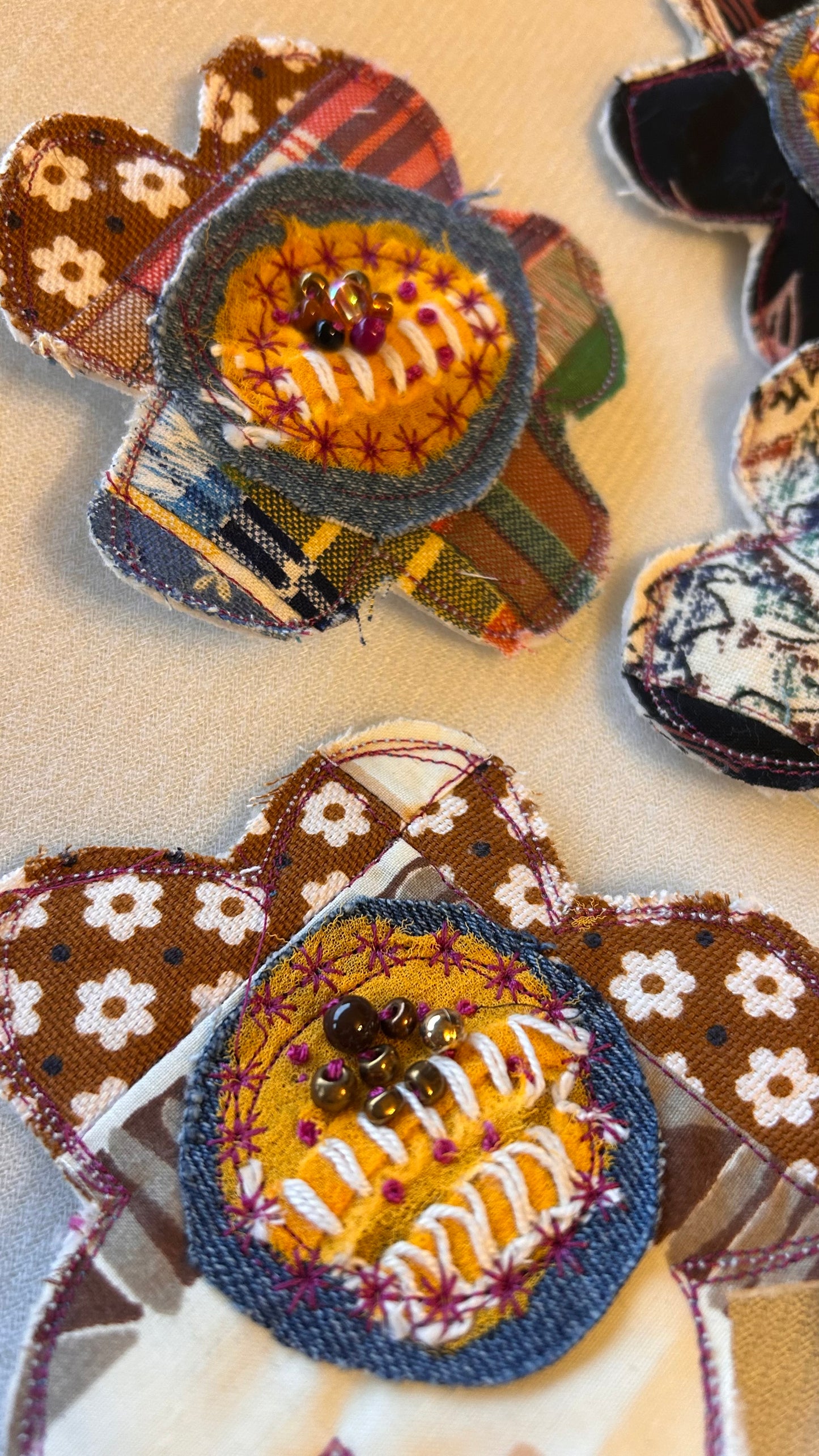 Crazy Daisy Pins