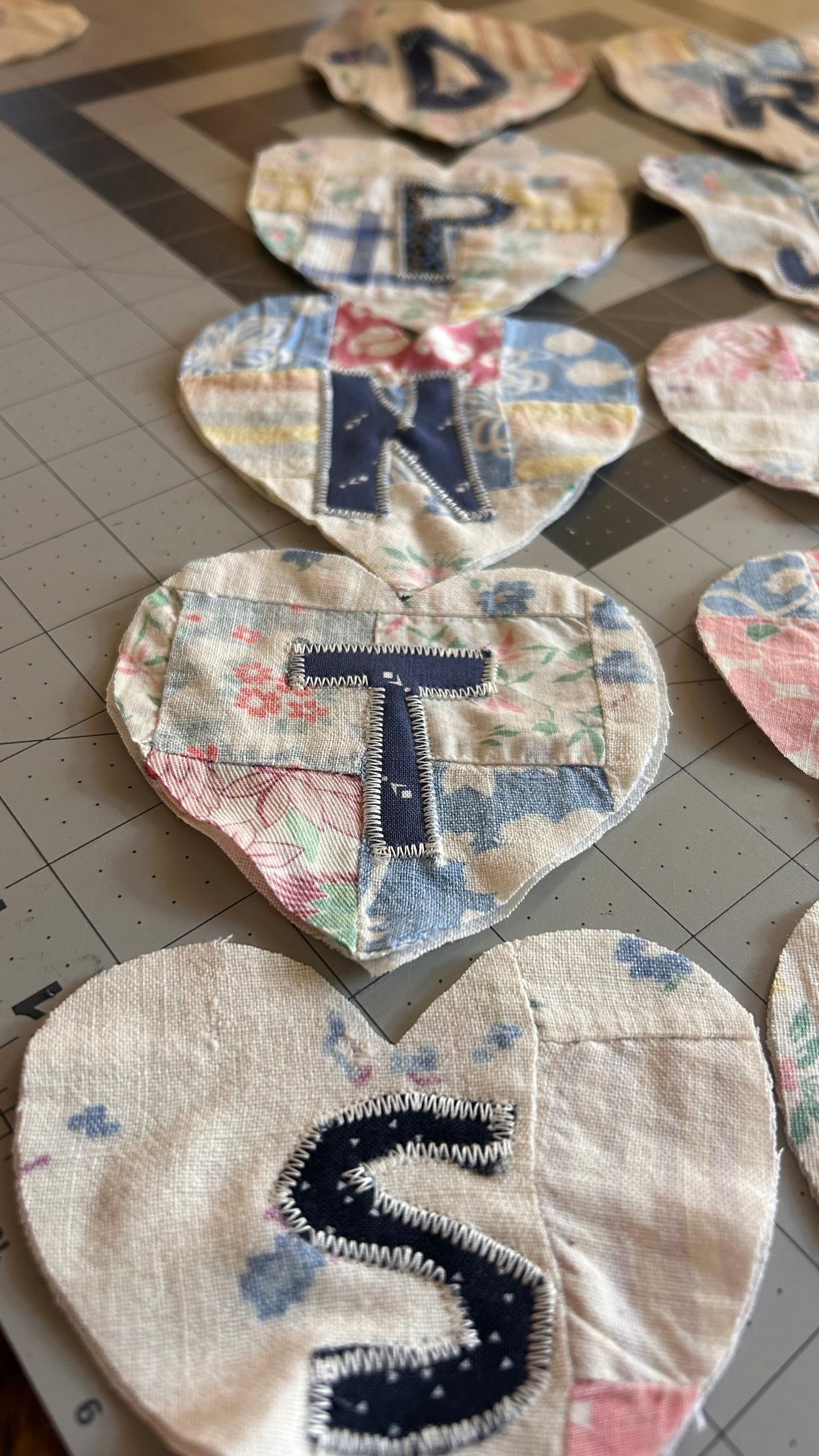 Heart Initial Bag Tag