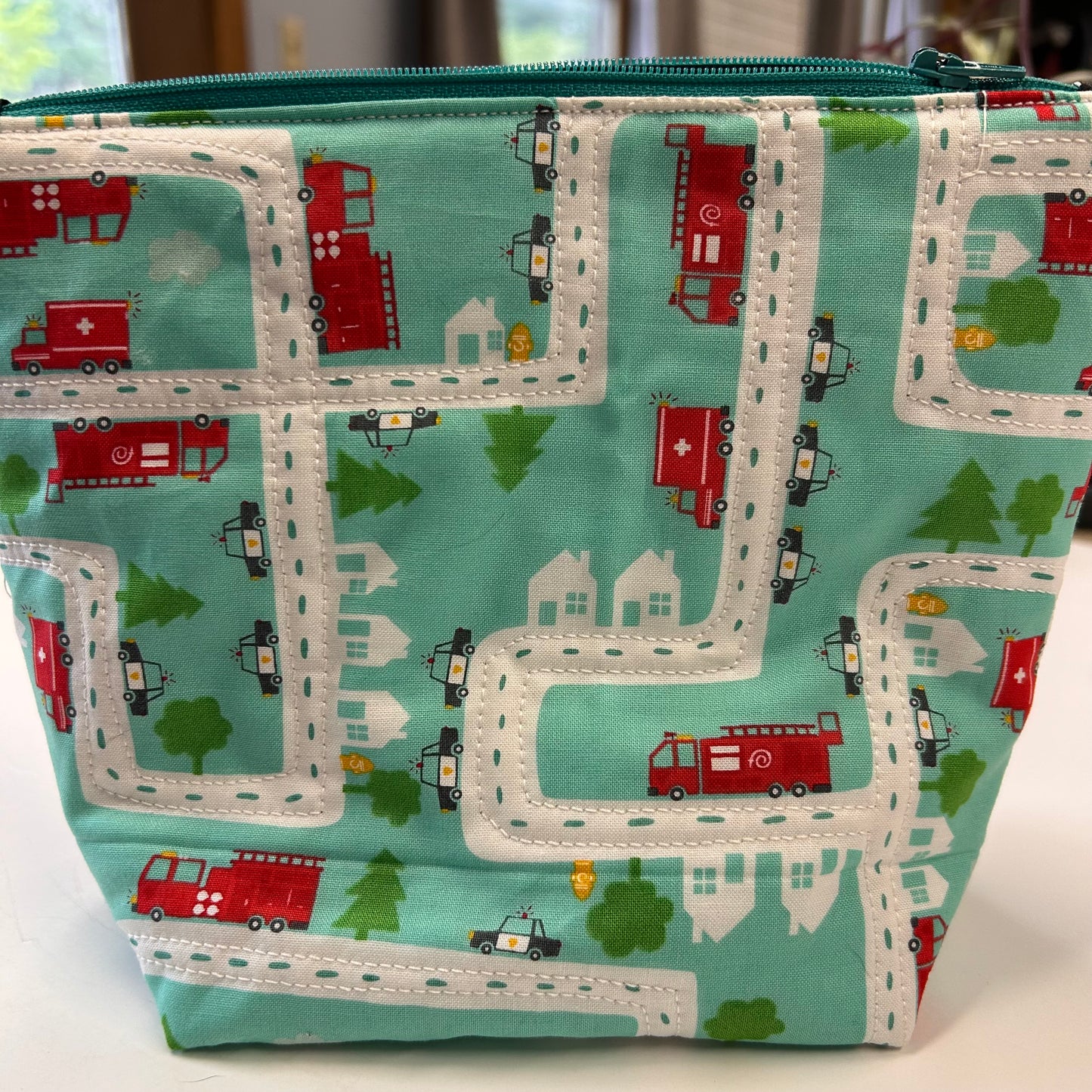 Golden Book Zipper Pouch — Fireman (One of a Kind)