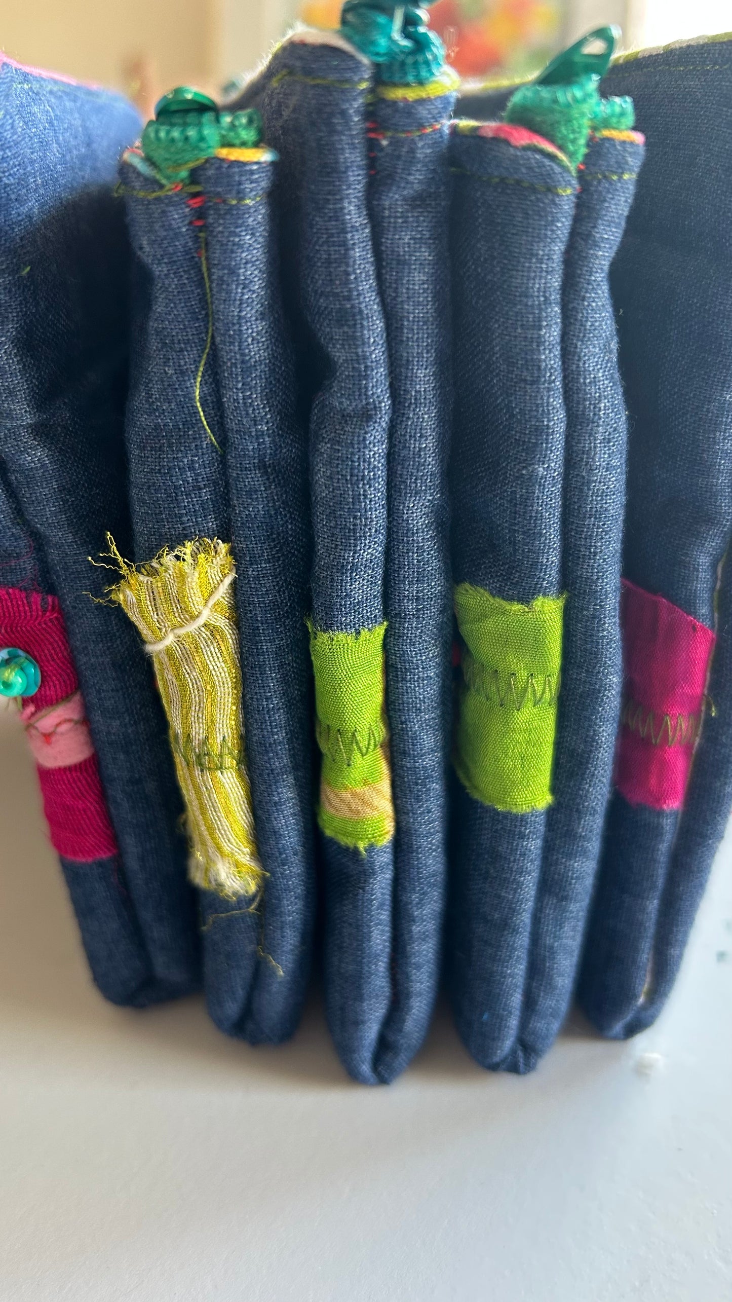 Denim House Zipper Pouch