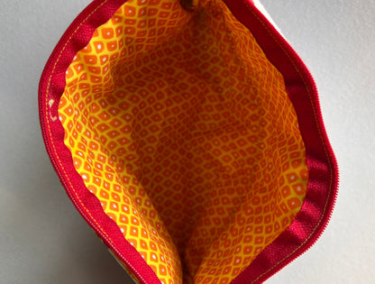 Happiness zipper pouch