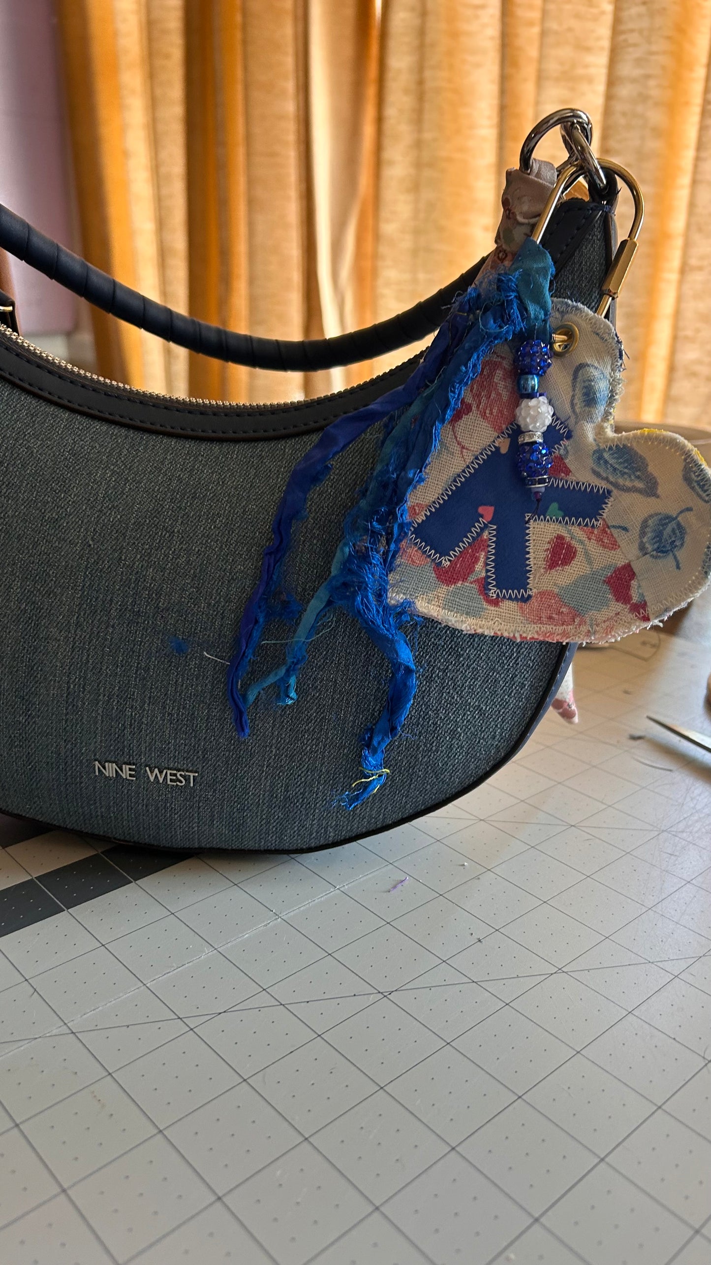 Heart Initial Bag Tag