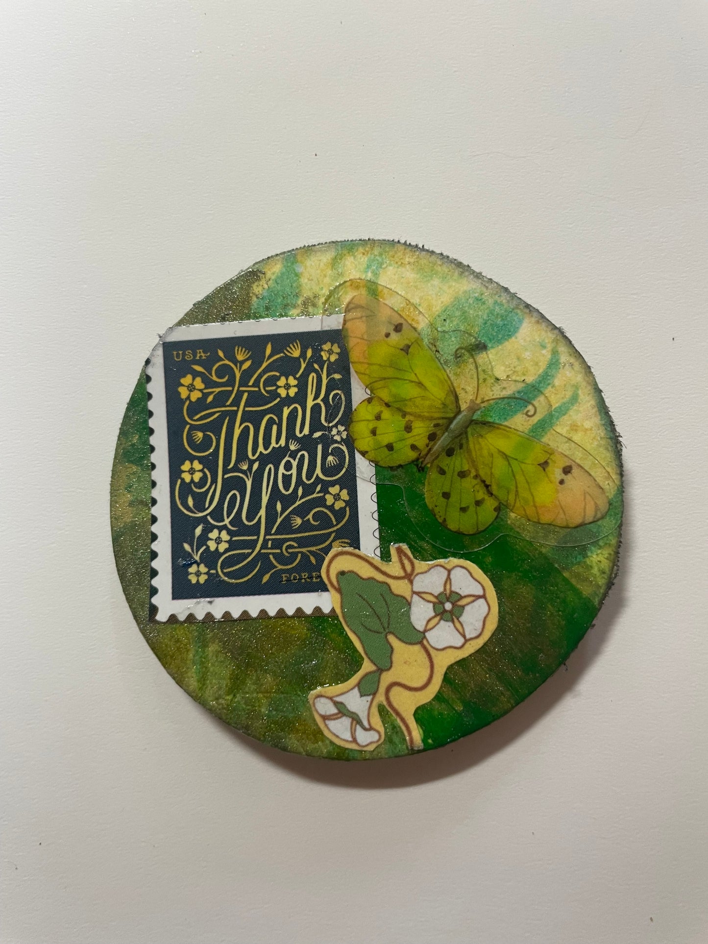 Unique Collaged Fridge Magnet