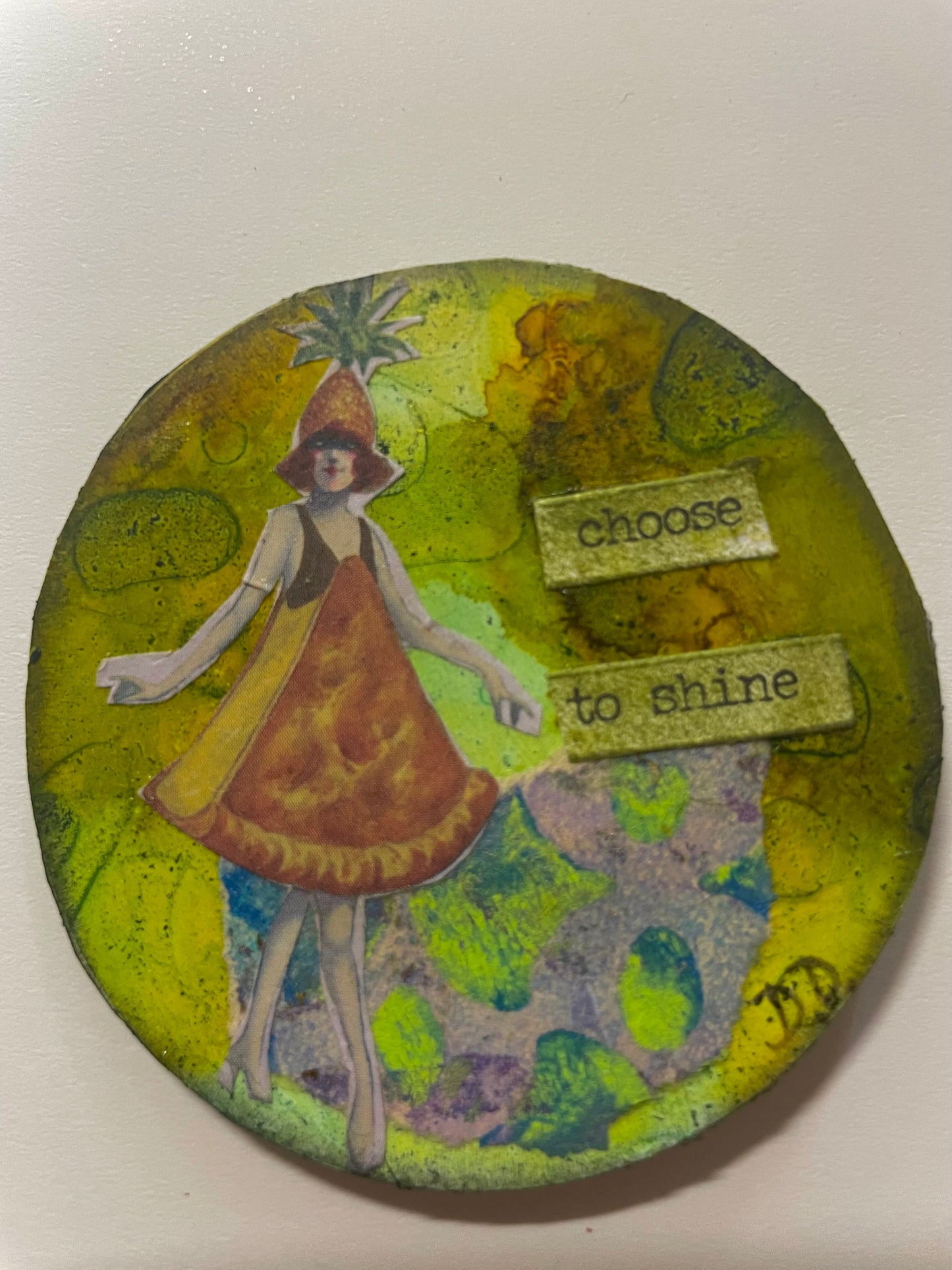 Unique Collaged Fridge Magnet