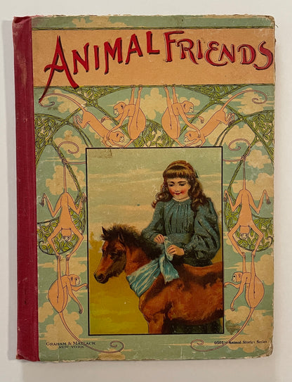 Animal Friends - Lovely Vintage Children’s Book With Wonderful Stories and Illustrations Hardcover