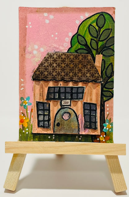 ATC Pink House with Hidden Nursery Rhyme (19,20)