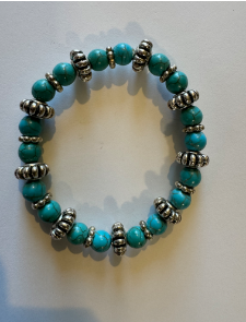 Turquoise and Silver Bracelet